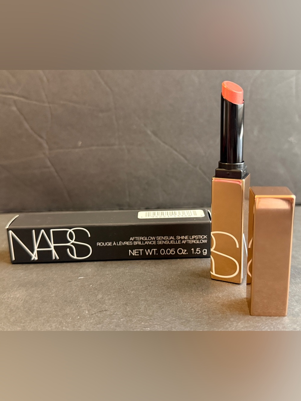 NARS Afterglow Sensual Shine Lipstick ORGASM 777 Full Size 0.05 oz NIB Authentic